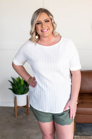 Don't Rock The Boat Top In White