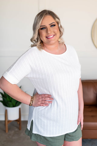 Don't Rock The Boat Top In White