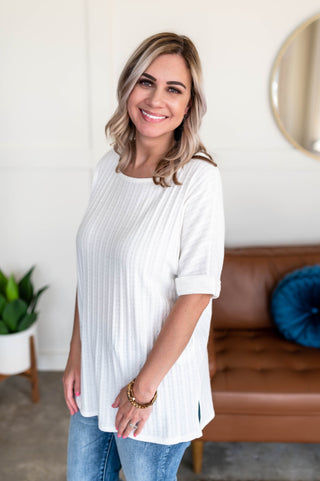 Don't Rock The Boat Top In White