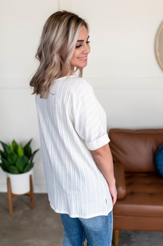 Don't Rock The Boat Top In White