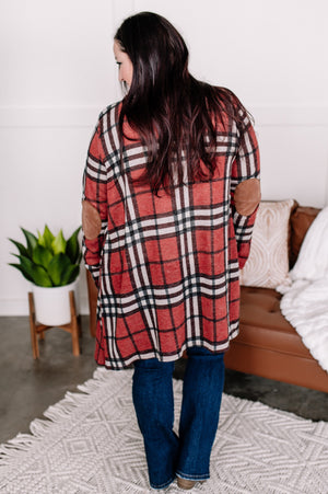 Cold Hands, Warm Cardigan In Plaid