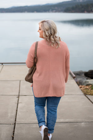 Find Your Groove Sweater In Gorgeous Mauve