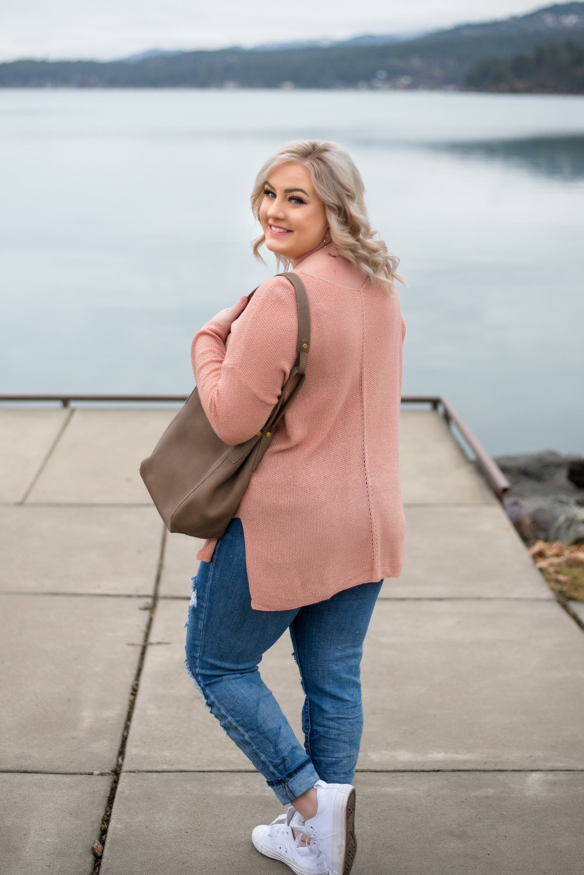 Find Your Groove Sweater In Gorgeous Mauve