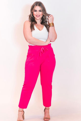 Slice of Style Paper Bag Pants