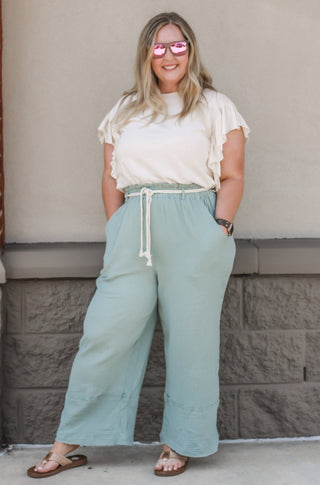Mint to Be Wide Leg Pants