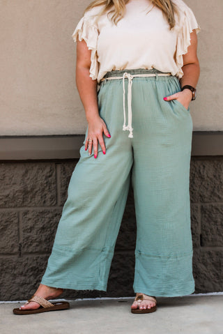 Mint to Be Wide Leg Pants