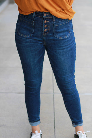 Judy Blue- Patch Pocket Skinny