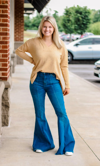 Judy Blue: Kelso High Rise Seamed Flares