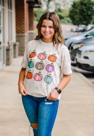 Colorful Pumpkins Tee