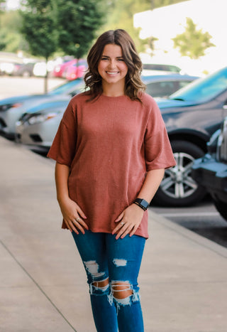 I Was Made For You Oversized Tee