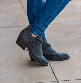 Spartan booties- charcoal