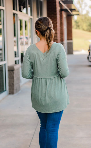 Let It Slide Babydoll Top