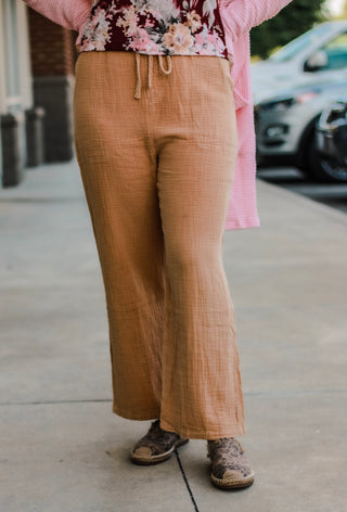 Caramel Apples Gauzed Pants