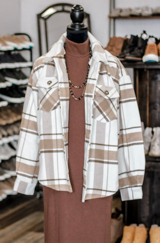 Mocha Cappuccino Shacket