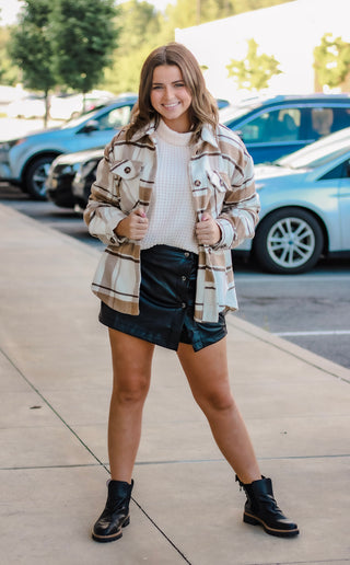 Mocha Cappuccino Shacket