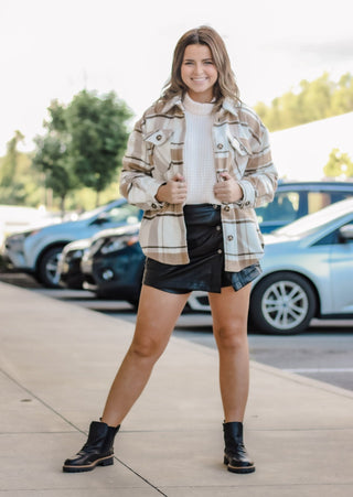 Mocha Cappuccino Shacket