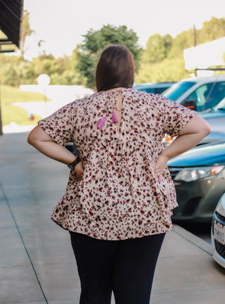 Spotted in a Crowd Blouse