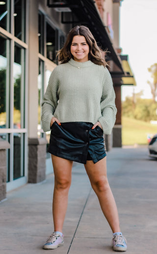 Southern Belle Sweater in Leaf