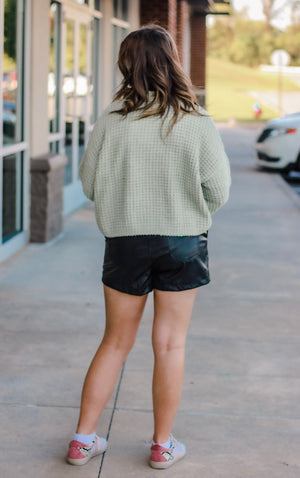 Southern Belle Sweater in Leaf