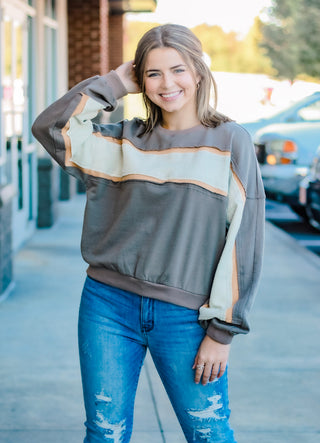 Racing Stripes Pullover