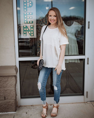 I Found You Bow-Tie Top