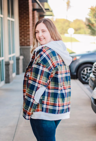 Spending Christmas in Plaid Shacket