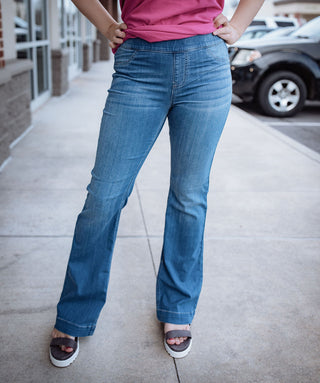 Not a Flare in the World Jeggings- Regular length