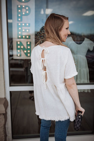 I Found You Bow-Tie Top