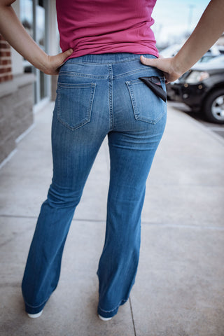 Not a Flare in the World Jeggings- Regular length