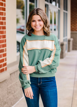 Racing Stripes Pullover