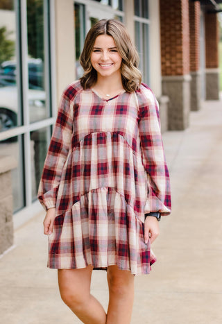 Plaid Not Mad Dress
