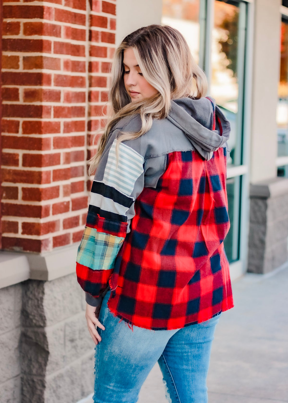 Make Me Smile Hoodie in Ash