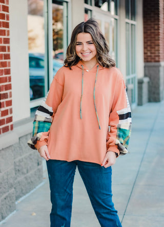 Make Me Smile Hoodie in Cinnamon