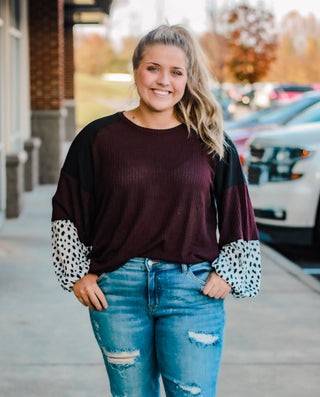 Catalina Mix Waffle Knit Top