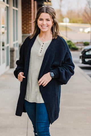 Bishop Sleeve Cardigan