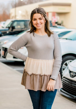 Winter Dreams Waffle Top
