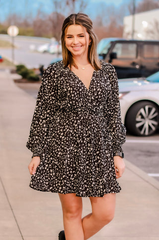 That's a Wrap Animal Print Dress