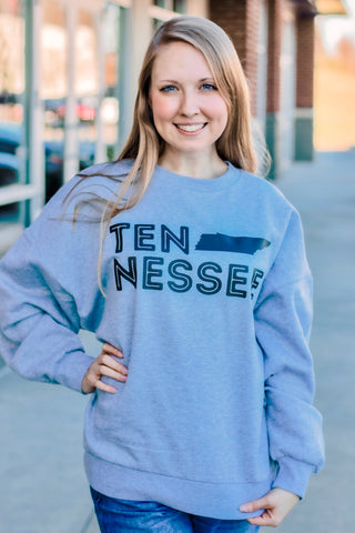 Tennessee Sweatshirt in Grey