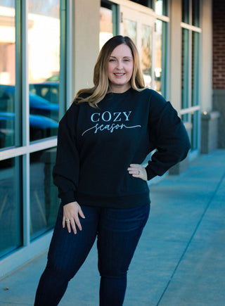 Cozy Season Sweatshirt in Charcoal
