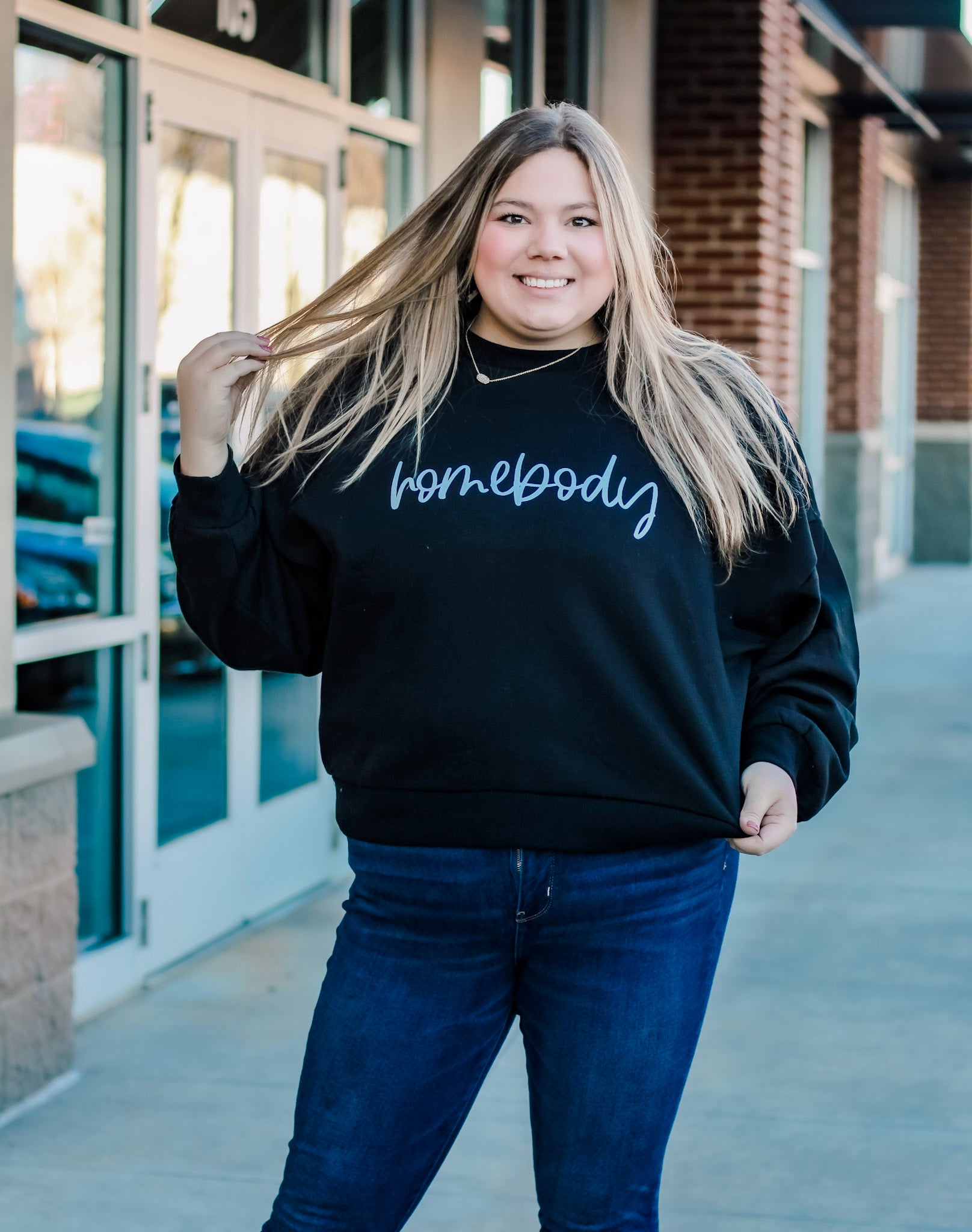 Homebody Sweatshirt in Black