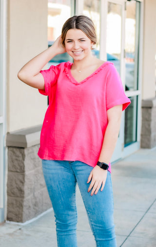Feeling Good Tee in Pink