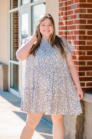 Be My Valentine Dress in Grey