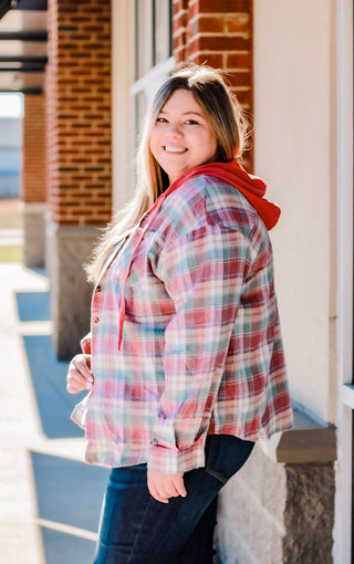 Springtime Shacket in Pink