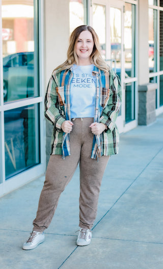 Back Roads Driving Plaid Shirt