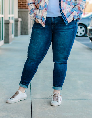 Judy Blue- Super Dark Clean Control Skinny