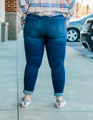 Judy Blue- Super Dark Clean Control Skinny