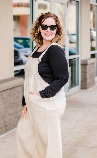 Back in Oatmeal Jumpsuit