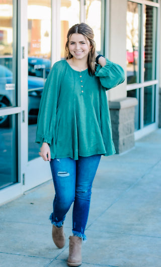 Take My Hand Blouse in Green