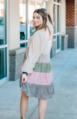 Great Escape Color Block Dress