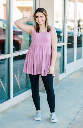Give Me the Slip Tank in Rose